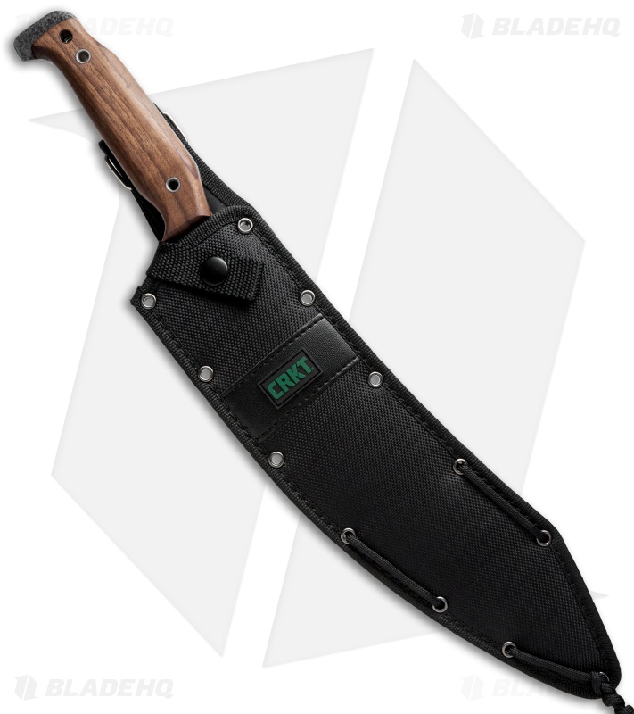 CRKT Liong Mah-Chete Fixed Blade Knife Walnut (12" Two-Tone) 3100