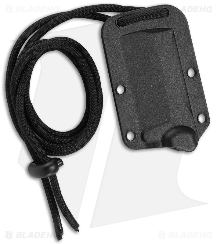 CRKT Folts Minimalist Cleaver Neck Knife Blackout (2.1" Black) 2383K