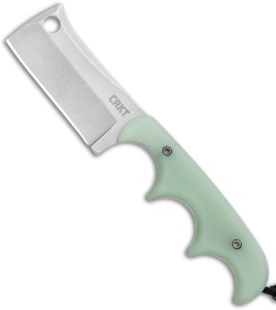 CRKT Folts Minimalist Cleaver Neck Knife Natural G-10 (2.1" Stonewash D2)
