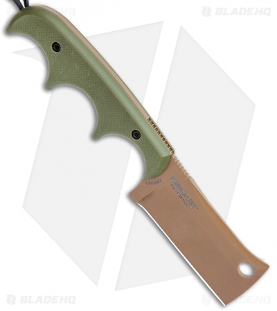 CRKT Folts Desert Warrior Minimalist Cleaver Neck Knife (2.1" Copper D2)