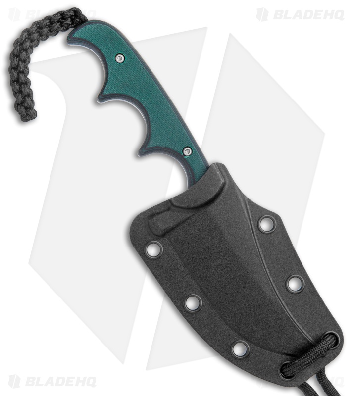 CRKT Folts Minimalist Persian Neck Knife Green G-10 (2.1" Bead Blast) 2379