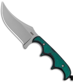 CRKT Folts Minimalist Persian Neck Knife Green G-10 (2.1&quot; Bead Blast) 2379 | 137457