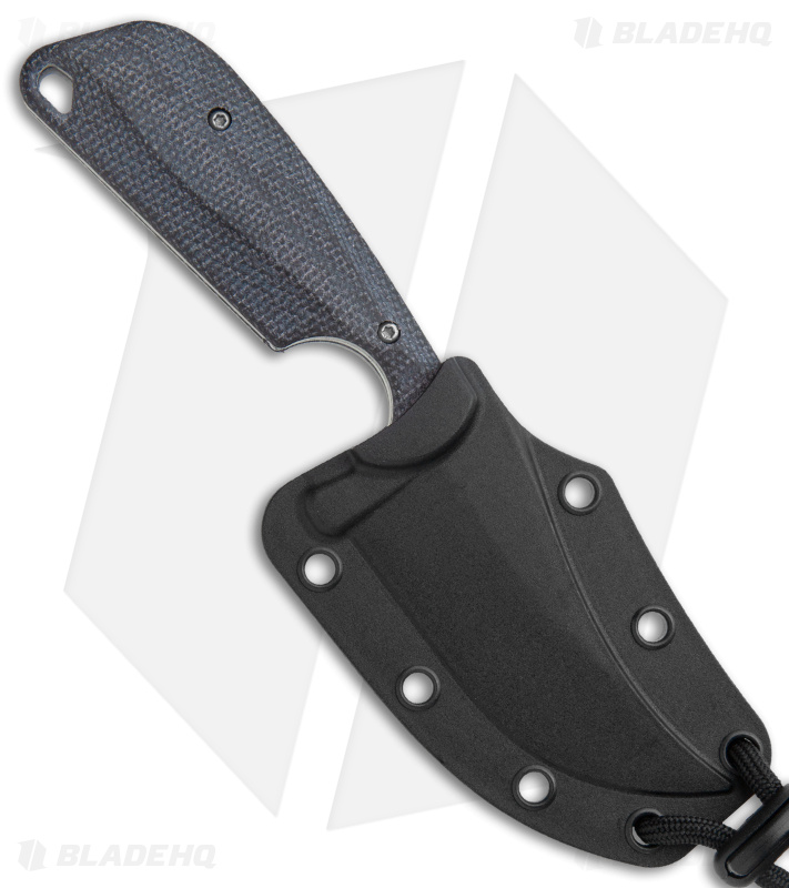 Flytanium Black Micarta + CRKT Folts Minimalist Persian Knife (2.25" Satin)