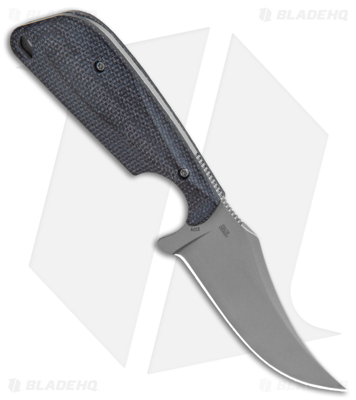 Flytanium Black Micarta + CRKT Folts Minimalist Persian Knife (2.25" Satin)