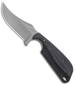 Flytanium Black Micarta + CRKT Folts Minimalist Persian Knife (2.25" Satin)