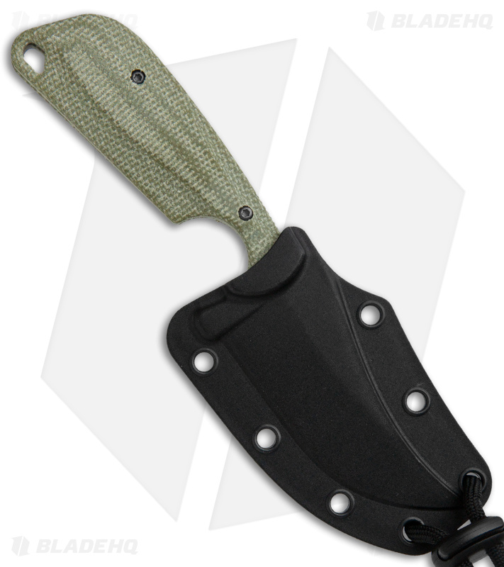 Flytanium Green Micarta + CRKT Folts Minimalist Persian Black (2.25" Satin)