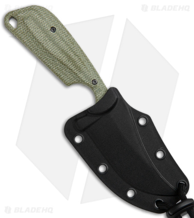 Flytanium Green Micarta + CRKT Folts Minimalist Persian Black (2.25" Satin)