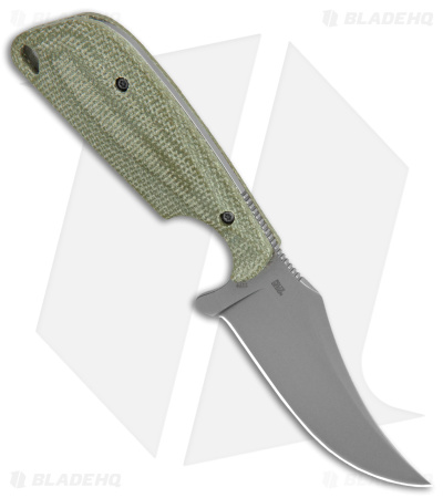 Flytanium Green Micarta + CRKT Folts Minimalist Persian Black (2.25" Satin)