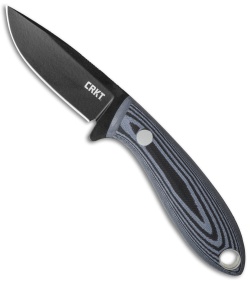 CRKT Krein Mossback Hunter Fixed Blade Knife G-10 (3.19" Black) 