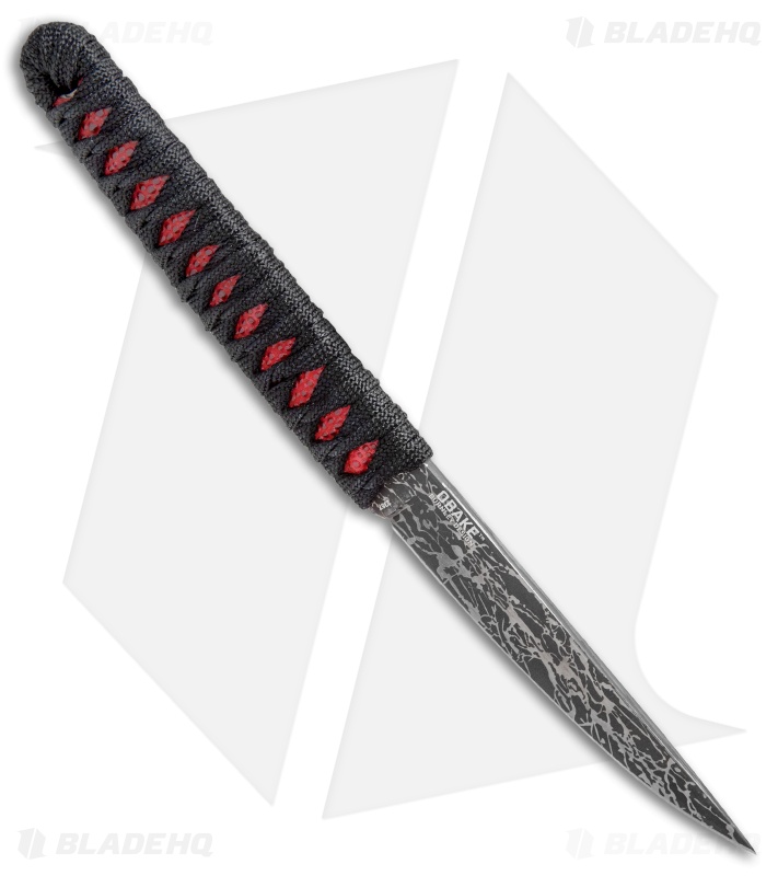 CRKT Burnley Obake - Fixed Blade Knife | Red/Black + Gray | Blade HQ