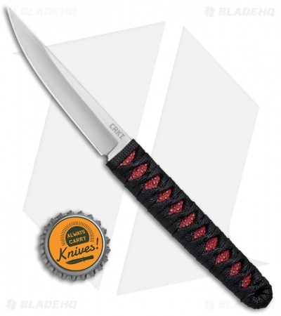 CRKT Burnley Obake Fixed Blade Knife Red (3.64" Satin) 2367RS