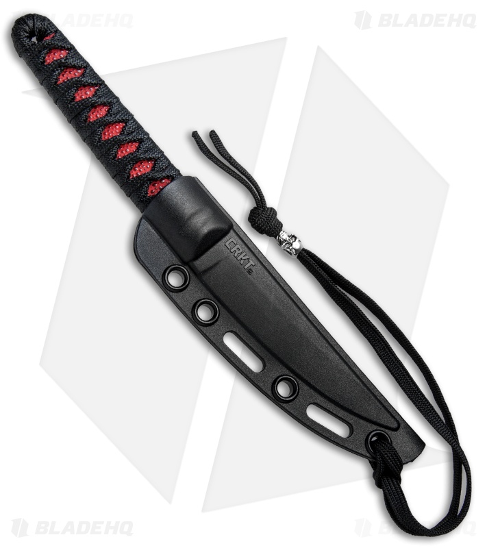 CRKT Burnley Obake Fixed Blade Knife Red (3.64" Satin) 2367RS