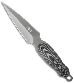 CRKT Lerch Shrill Tactical Boot Knife Micarta (4.8&quot; Gray) 2075 | 43572