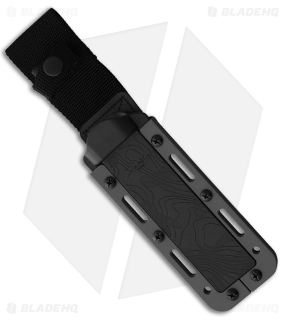 Demko Freereign Fixed Blade Knife Black Rubber (5" Satin)