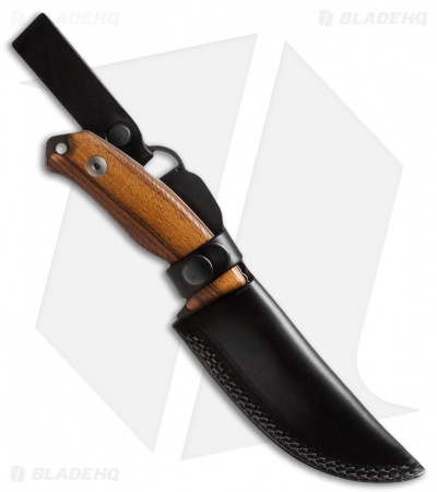 Dendra Russian Bear Fixed Blade Skinner Knife Santos Wood (4.3" Satin)