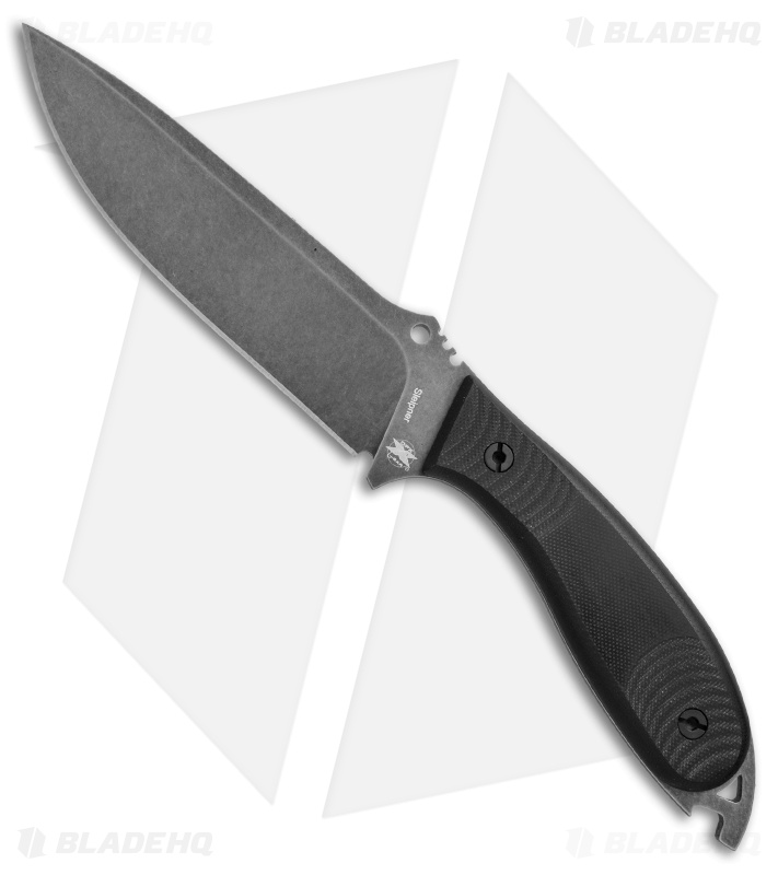 DPx H.E.F.T. 6 Assault Survival Fixed Blade Black G-10 (5.75" Black SW)