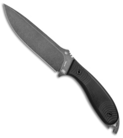 DPx H.E.F.T. 6 Assault Survival Fixed Blade Black G-10 (5.75" Black SW)