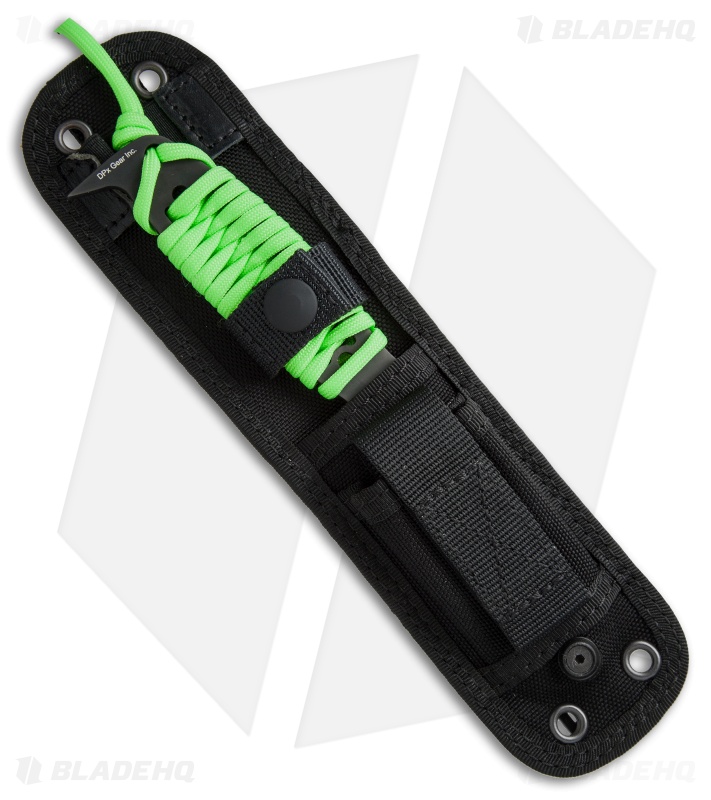 DPx H.E.S.T II Assault Survival Knife Neon Green Paracord Wrap