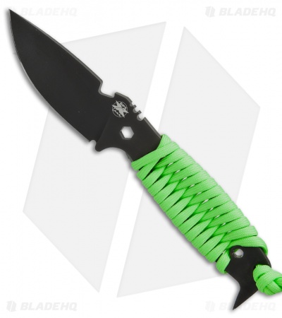 DPx H.E.S.T II Assault Survival Knife Neon Green Paracord Wrap