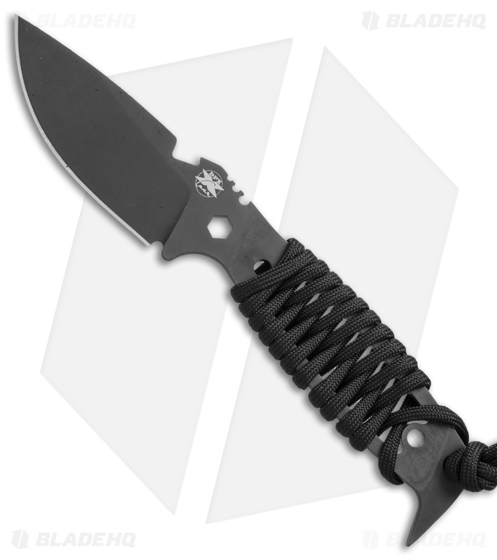 DPx H.E.S.T II Assault Survival Knife Black Paracord Wrap (3.15" Gray)