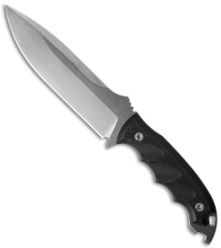 DPx HEST 6 Milspec Fixed Blade Knife Black G-10 (6" Stonewash)