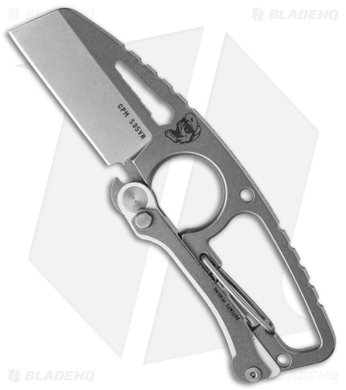 DPx HIT Cutter Fixed Blade Knife Centric Pivot Handle/Guard (2" Stonewash)