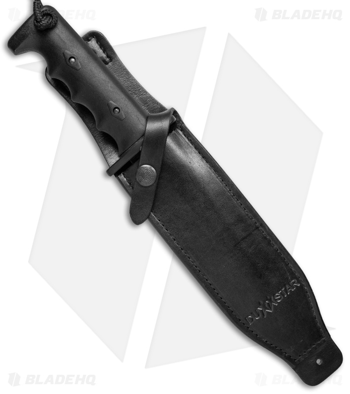 DUSTAR Model 1 Arad Masada Fixed Blade Knife (7" Black)