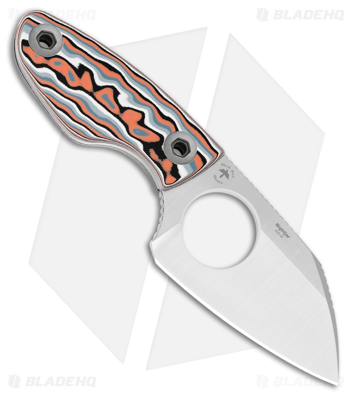 Kizer Cutlery NightJar Fixed Blade Knife Multicolored Micarta (2.9" Satin)