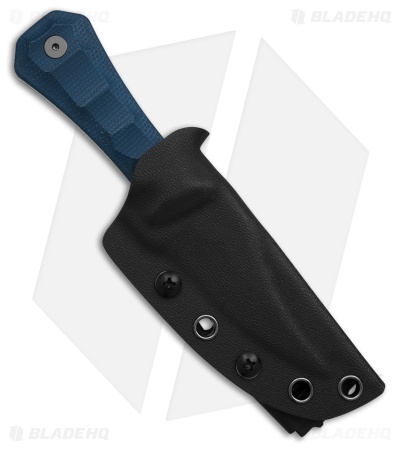 Auxiliary Manufacturing Fixed Blade Blue Micarta (3" Gray)