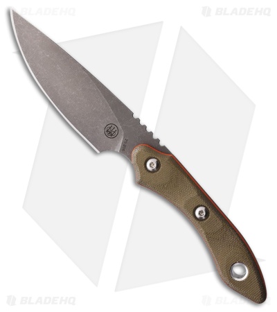 Beretta White Cloud Point Fixed Blade Knife OD Green G-10 (4" SW)