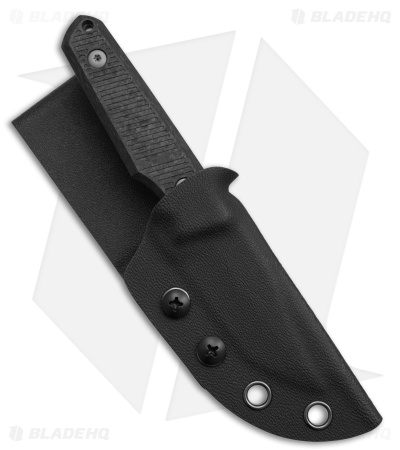 BMKT Small Explorer Fixed Blade Knife Bowie Tanto Marble CF (Dark SW) 
