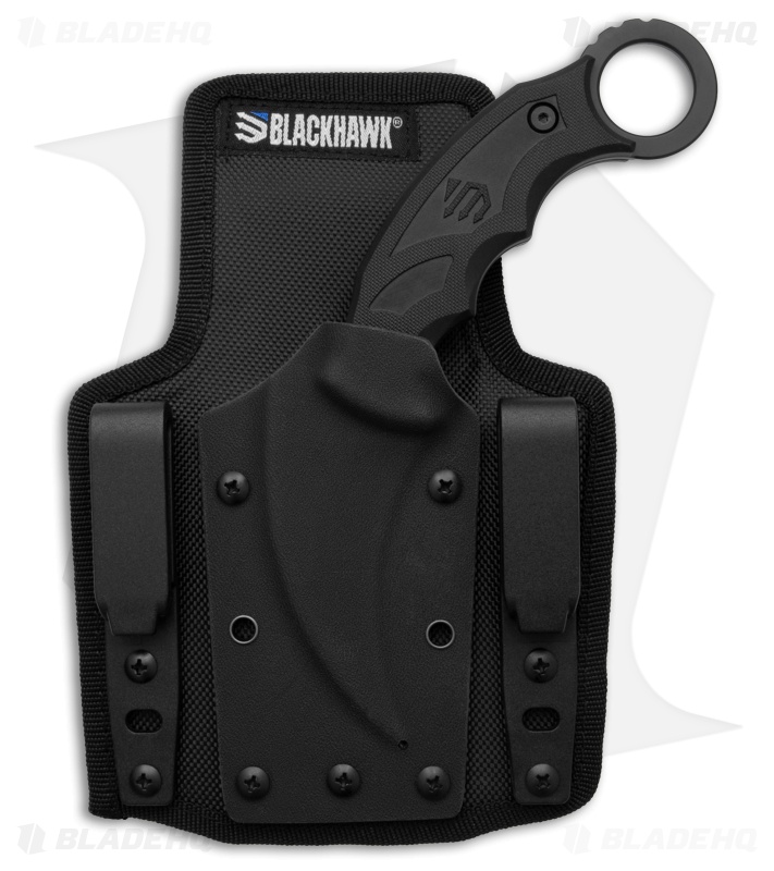 Blackhawk Garra Karambit Fixed Blade Knife Black (3" Black)