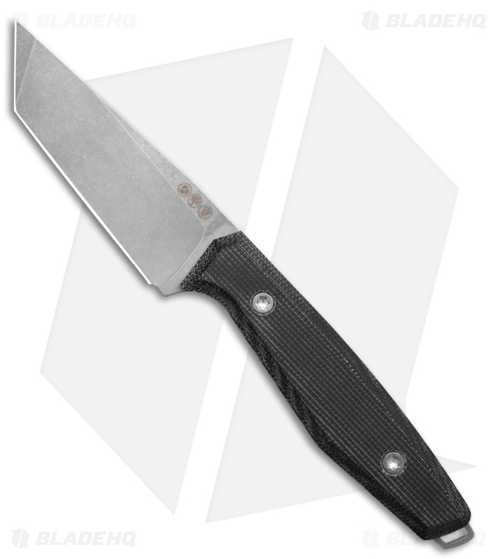 Daily Customs AK1 Kydex Sheath Tanto Black (3.125" Stonewash)