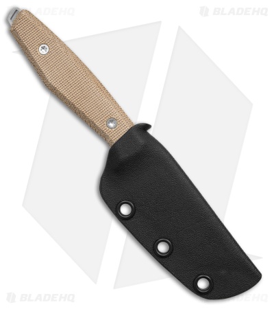 Daily Customs AK1 Scales Plain Canvas Micarta Natural (3.125" Stonewash)