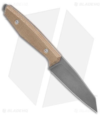 Daily Customs AK1 Scales Plain Canvas Micarta Natural (3.125" Stonewash)