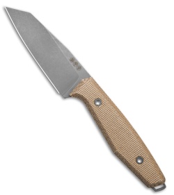 Daily Customs AK1 Scales Plain Canvas Micarta Natural (3.125" Stonewash)
