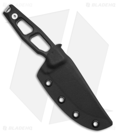 Daily Customs AK4 Kydex Sheath Drop Point Black G10 (3.875" Stonewash)