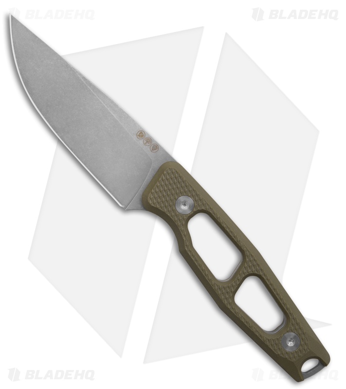 Daily Customs AK4 Scales Lightweight G10 OD Green (3.875" Stonewash)
