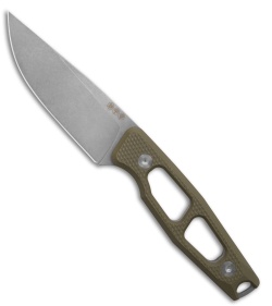 Daily Customs AK4 Scales Lightweight G10 OD Green (3.875" Stonewash)