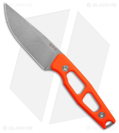 Daily Customs AK4 Scales Lightweight G10 Orange (3.875" Stonewash)