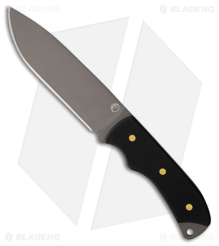 Fremont Popojia Black G10 Fixed Blade Knife - Blade HQ