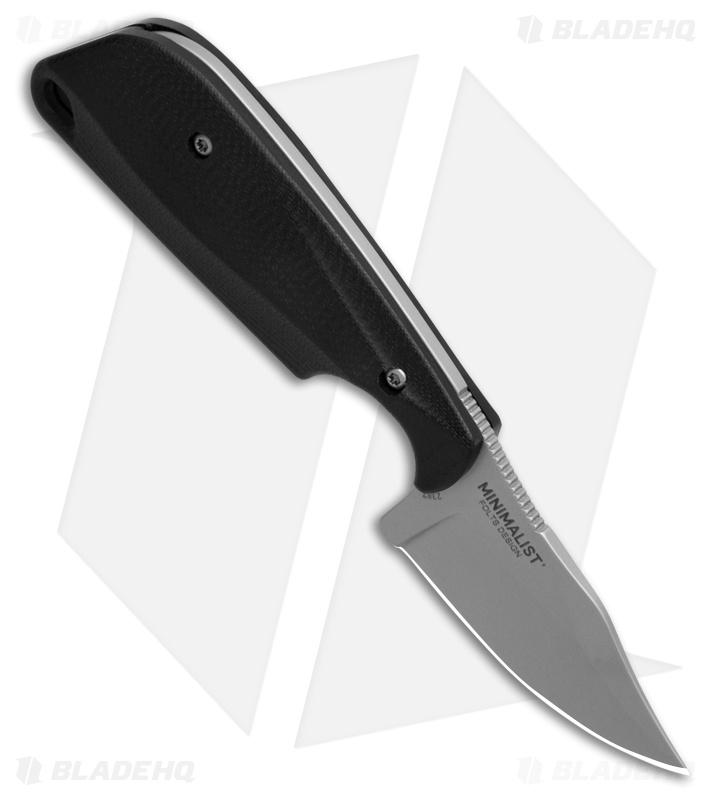 Flytanium Black G-10 + CRKT Minimalist Bowie (2.15" Bead Blast)