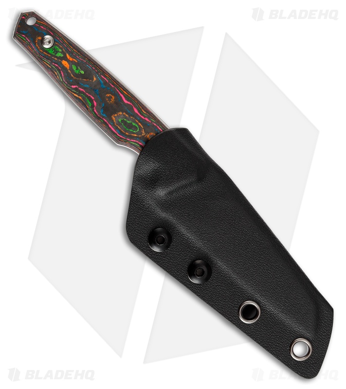 Kansept Knives Parr Fixed Blade Knife 80's CamoCarbon (3" SW S35VN)