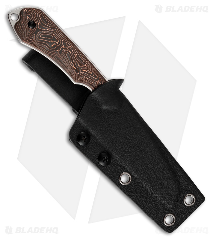 Kansept Knives Valk Fixed Blade Knife Copper Carbon Fiber (3" SW)