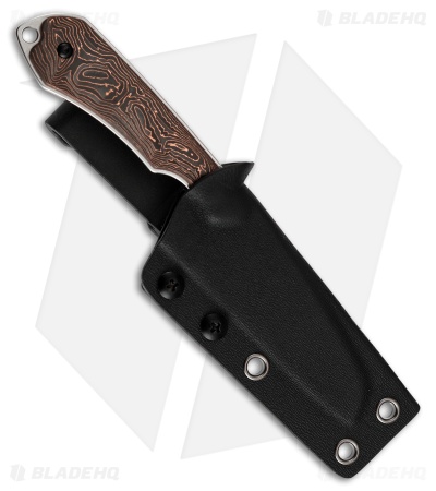 Kansept Knives Valk Fixed Blade Knife Copper Carbon Fiber (3" SW)