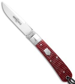 Great Eastern Cutlery GEC Northfield Stingray Fixed Blade Knife Red Licorice Jigged Bone (3.1" Satin) - $144.95 at Blade HQ