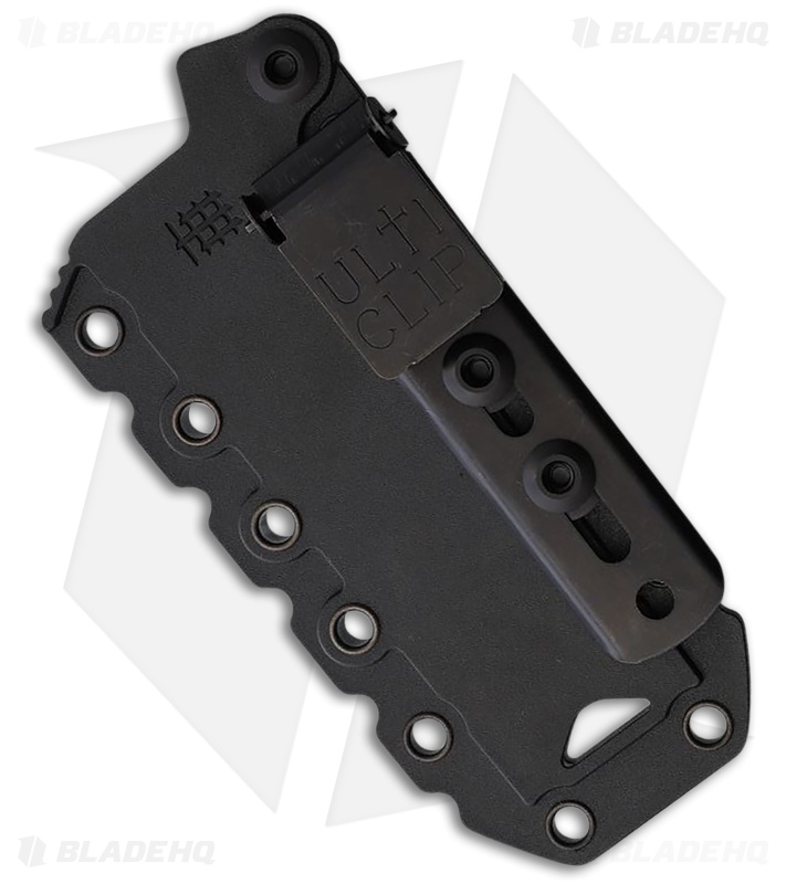 Halfbreed Blades Compact Field Knife Drop Point Black PVD Steel (4" Black PVD)