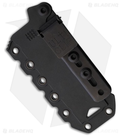 Halfbreed Blades Compact Field Knife Drop Point Black PVD Steel (4" Black PVD)