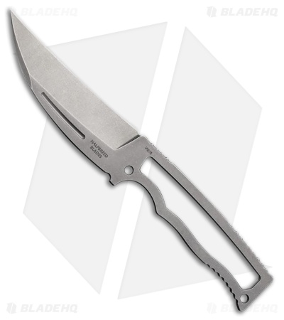 Halfbreed Blades Compact Field Knife Pikal Stonewash Steel (4" SW)
