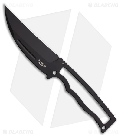 Halfbreed Blades Compact Field Knife Pikal Black PVD Steel (4" Black PVD)